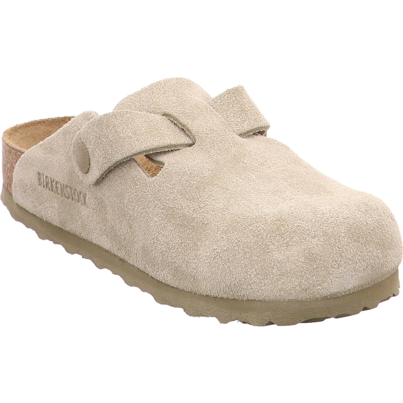 Birkenstock Pantolette Boston LEVE Faded Khaki