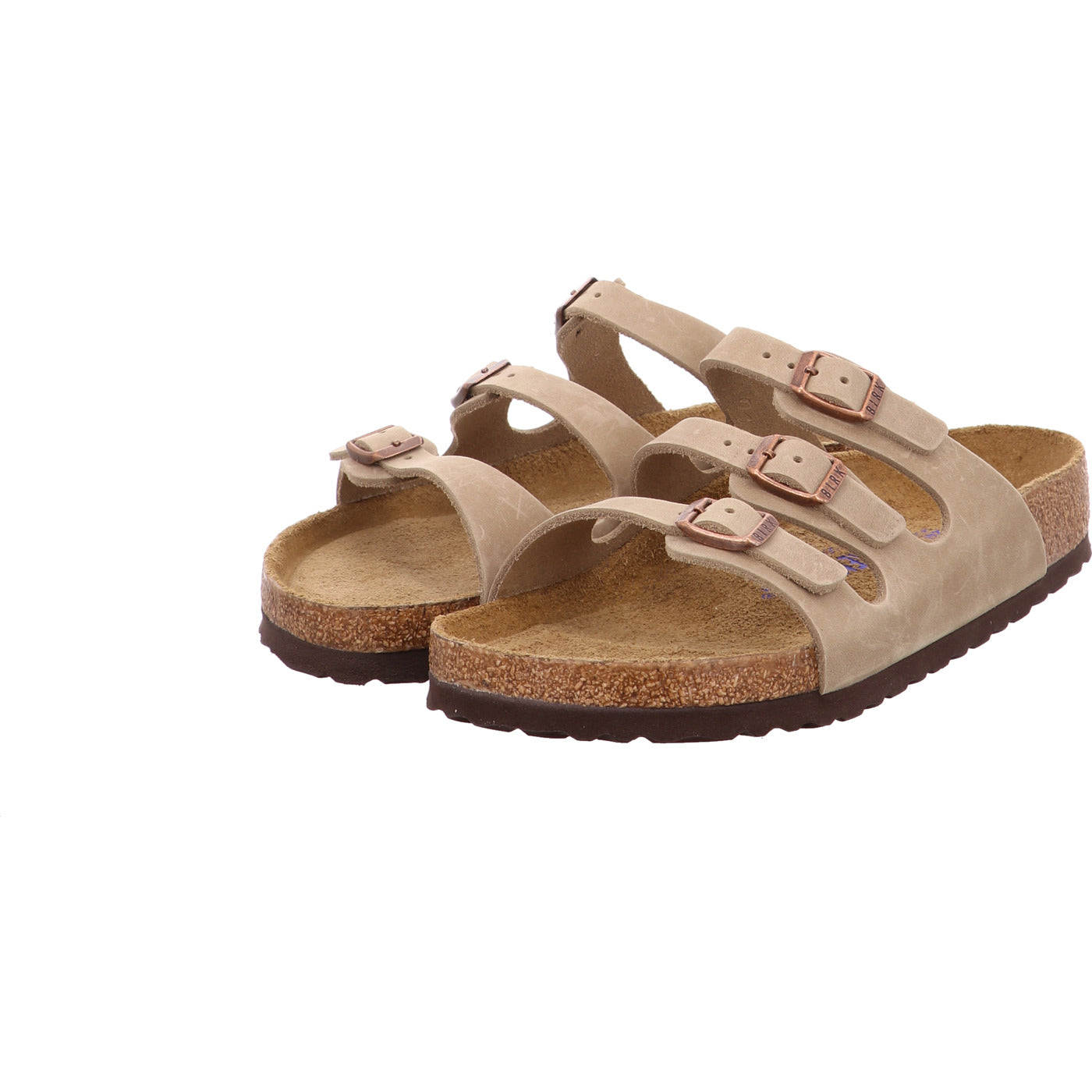 Birkenstock Pantolette Florida SFB LEOI Tabacco Brown