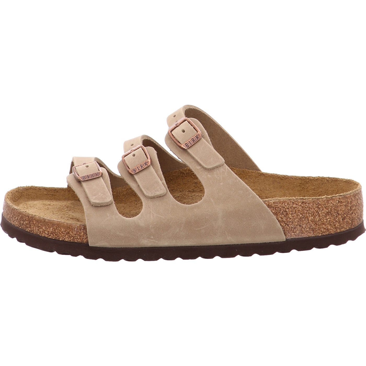 Birkenstock Pantolette Florida SFB LEOI Tabacco Brown