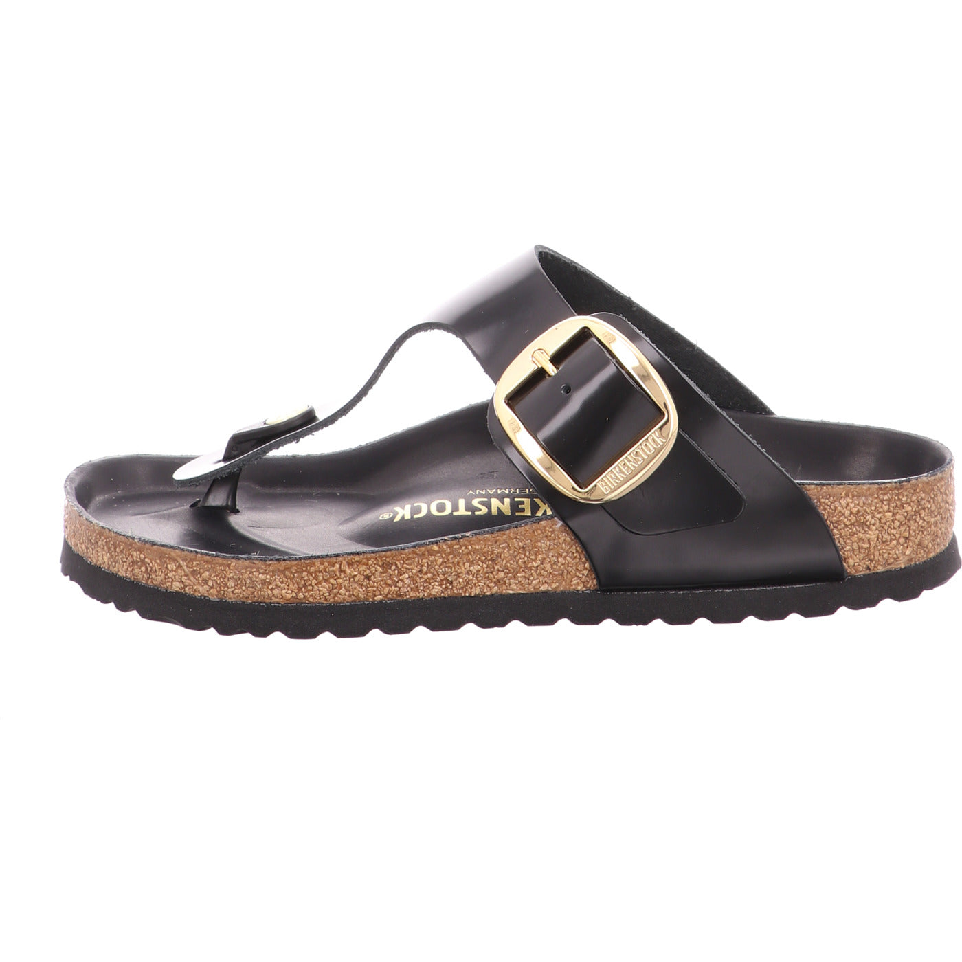 Birkenstock Pantolette Gizeh BB LENA High Shine Black