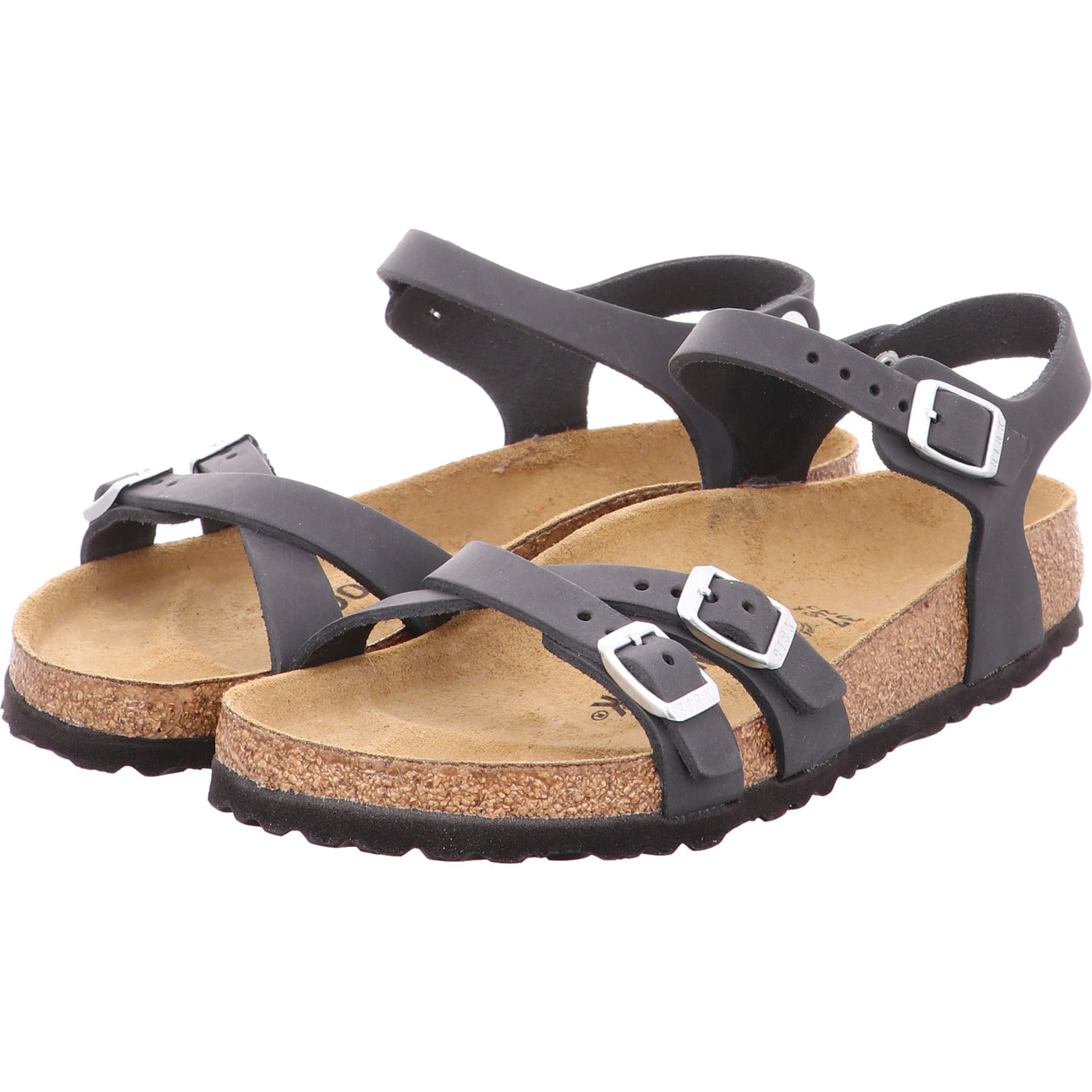 Birkenstock Pantolette Kumba LEOI Black