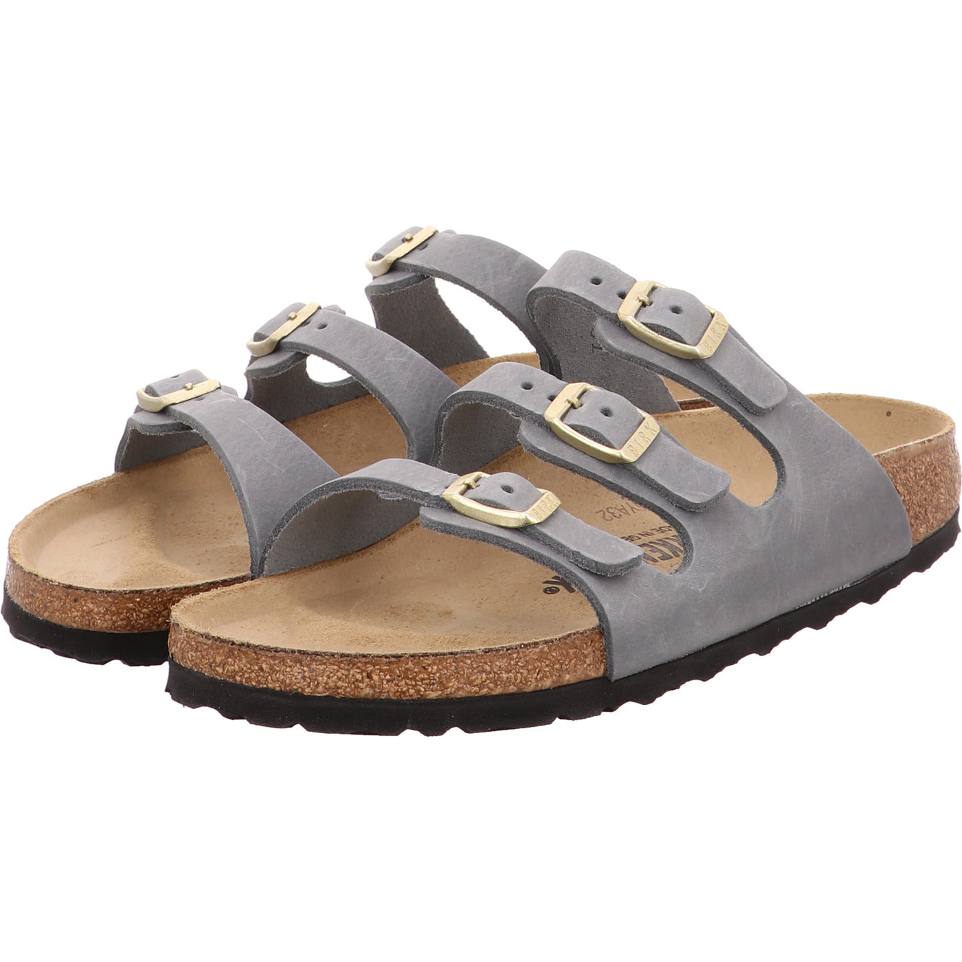 Birkenstock Pantolette Florida LEOI Basalt Gray