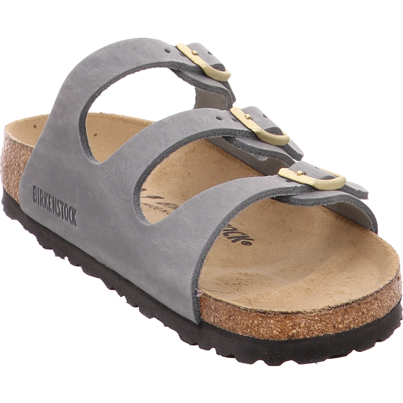 Birkenstock Pantolette Florida LEOI Basalt Gray