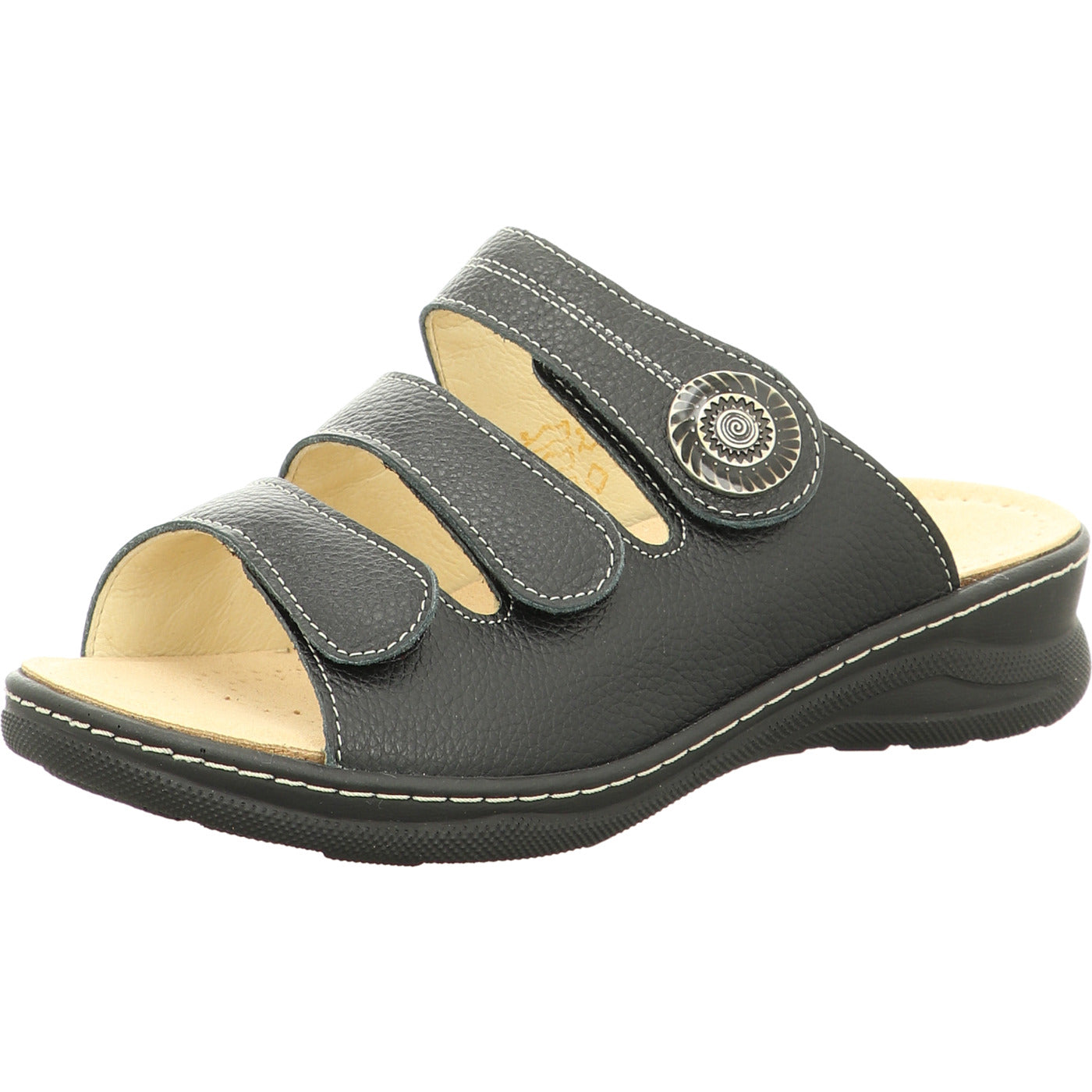 Fidelio Pantolette Ortho+ schwarz