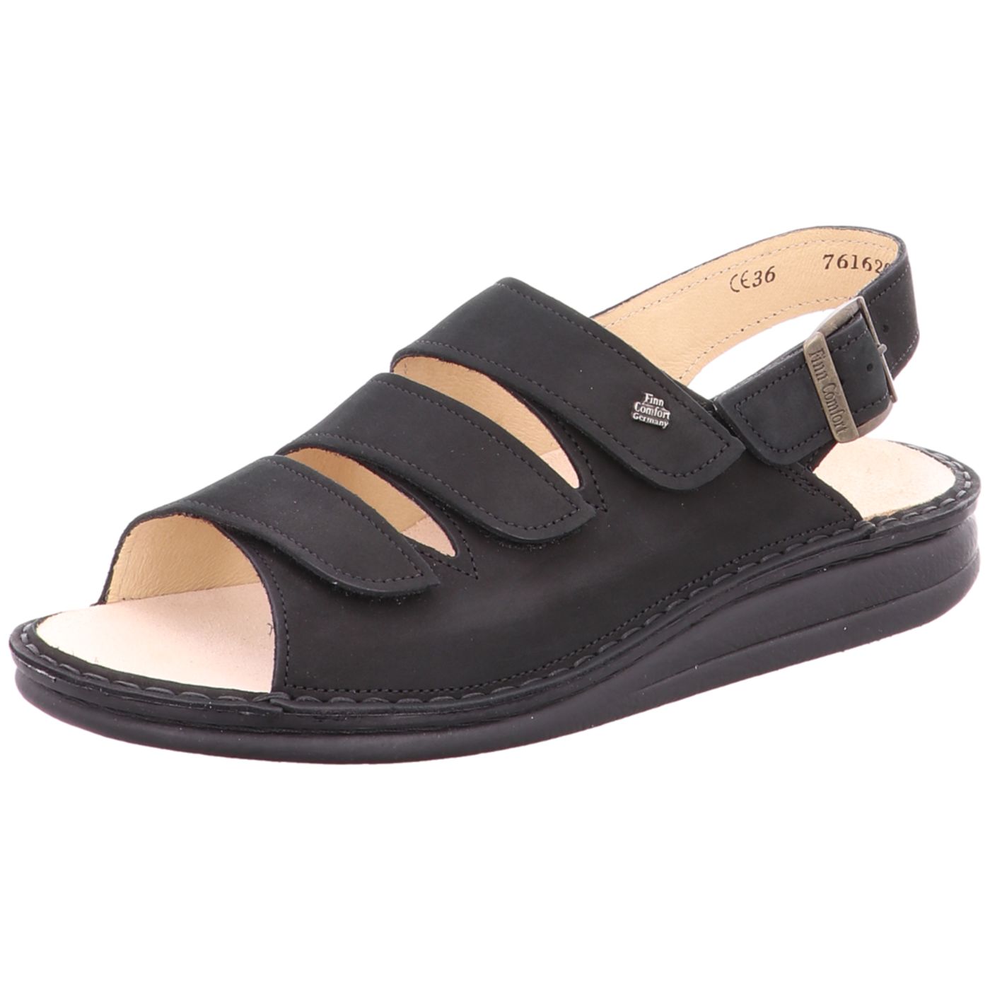 FinnComfort Sandale Sylt schwarz
