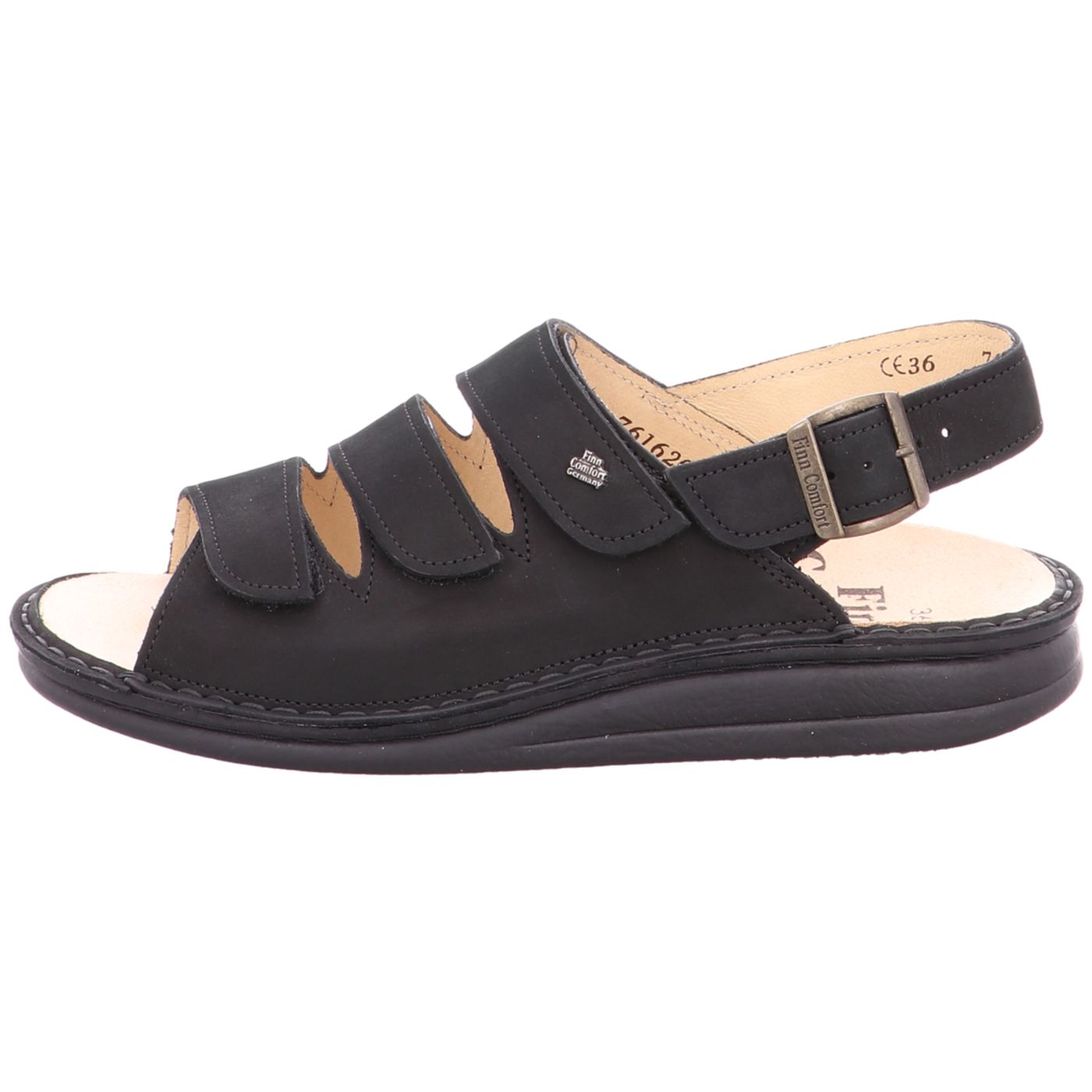 FinnComfort Sandale Sylt schwarz