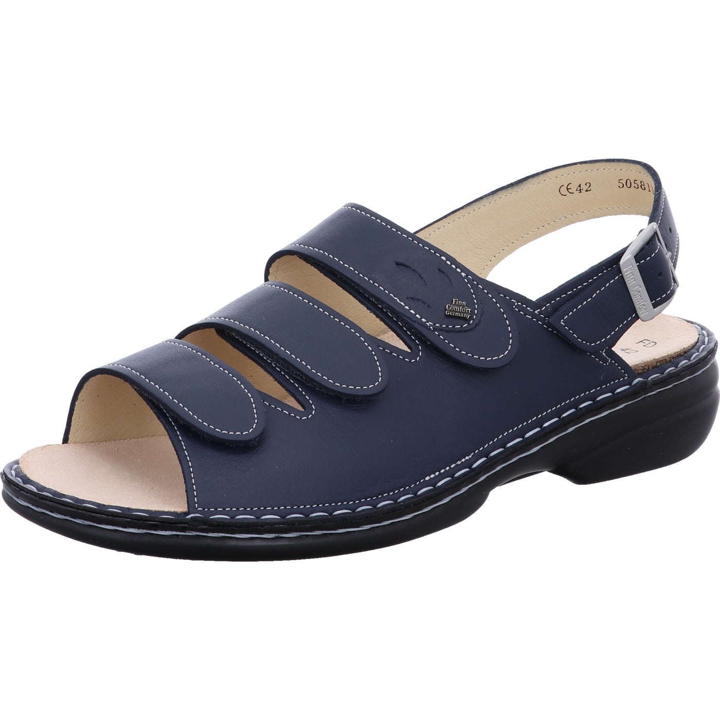 FinnComfort Sandale Saloniki blau