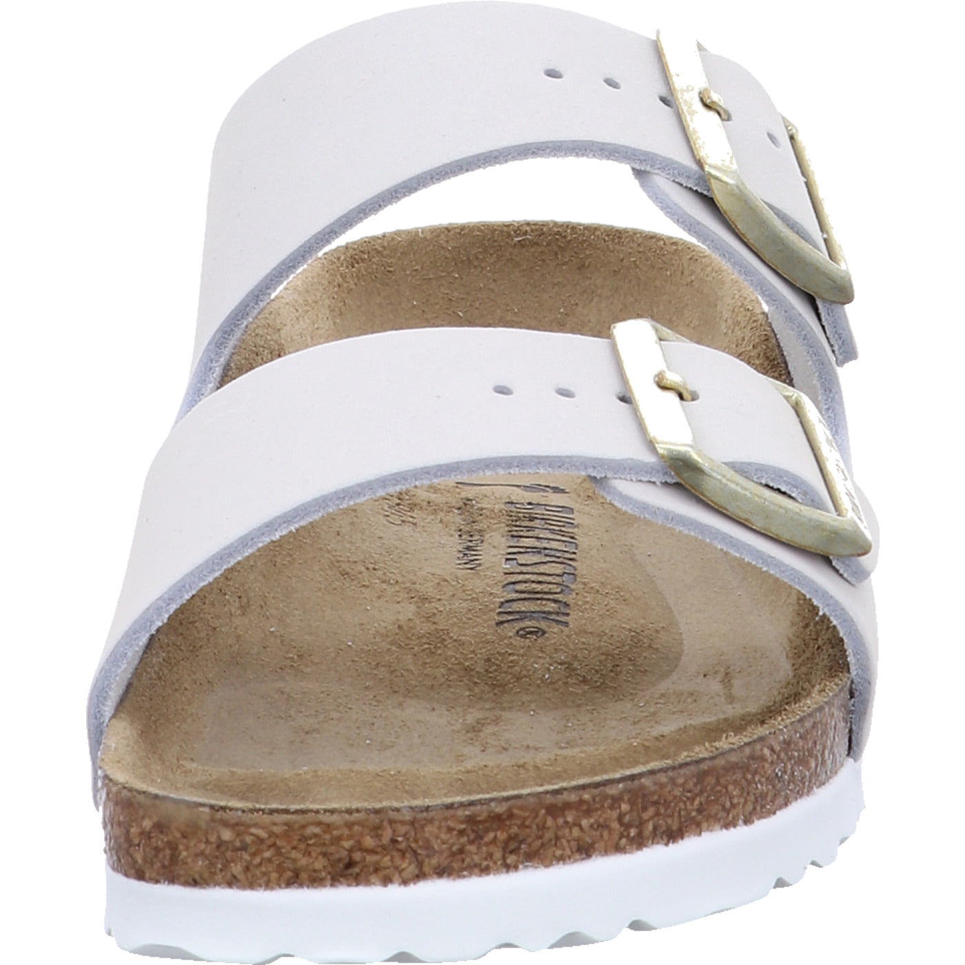 Birkenstock Pantolette Arizona LENB Antique White