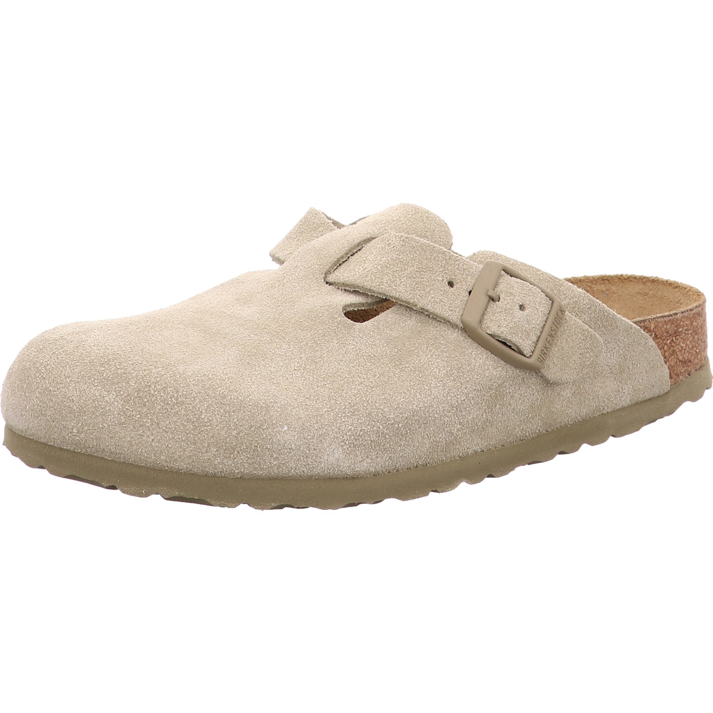 Birkenstock Pantolette Boston LEVE Faded Khaki