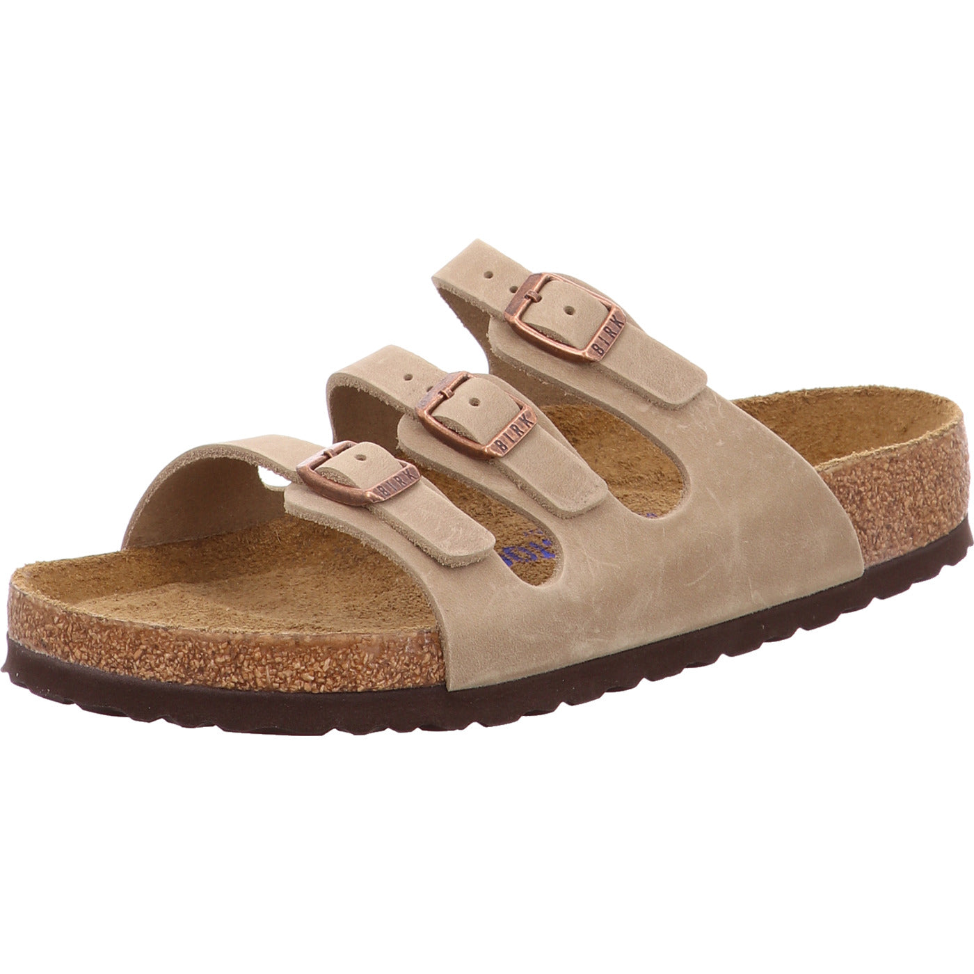 Birkenstock Pantolette Florida SFB LEOI Tabacco Brown