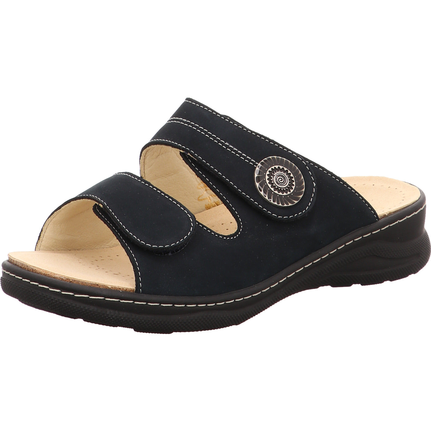 Fidelio Pantolette Ortho+ blau